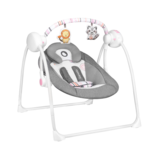 Крісло-гойдалка Lionelo Ruben Grey Rose, сірий - Pampik - 5