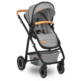 Універсальна коляска 2 в 1 Lionelo Amber 2 Grey Stone, світло-сірий - Pampik - 9