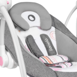 Крісло-гойдалка Lionelo Ruben Grey Rose, сірий - Pampik - 7