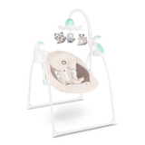 Крісло-гойдалка Lionelo Robin Beige, бежевий - Pampik - 3