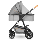 Універсальна коляска 2 в 1 Lionelo Amber 2 Grey Stone, світло-сірий - Pampik - 7