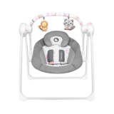 Крісло-гойдалка Lionelo Ruben Grey Rose, сірий - Pampik - 2