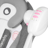 Крісло-гойдалка Lionelo Ruben Grey Rose, сірий - Pampik - 9