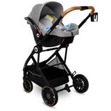 Універсальний візочок 3 в 1 Lionelo Riya 3in1 Grey Stone, сірий - Pampik - 3