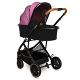 Універсальний візочок 2 в 1 Lionelo Riya 2in1 Pink Violet, рожевий - Pampik - 5