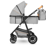 Універсальна коляска 2 в 1 Lionelo Amber 2 Grey Stone, світло-сірий - Pampik - 6