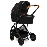 Універсальний візочок 3 в 1 Lionelo Riya 3in1 Black Onyx, чорний - Pampik - 9
