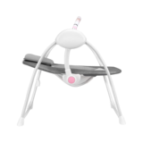 Крісло-гойдалка Lionelo Ruben Grey Rose, сірий - Pampik - 4