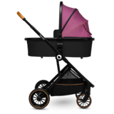 Універсальний візочок 2 в 1 Lionelo Riya 2in1 Pink Violet, рожевий - Pampik - 8