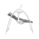 Крісло-гойдалка Lionelo Ruben Grey Rose, сірий - Pampik - 3