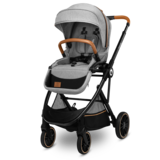 Універсальний візочок 2 в 1 Lionelo Riya 2in1 Grey Stone, сірий - Pampik - 2
