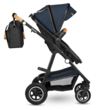 Універсальна коляска 2 в 1 Lionelo Amber 2 Blue Navy, темно-синій - Pampik - 13