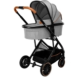 Універсальний візочок 2 в 1 Lionelo Riya 2in1 Grey Stone, сірий - Pampik