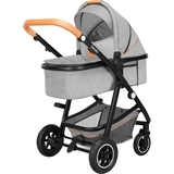 Універсальна коляска 2 в 1 Lionelo Amber 2 Grey Stone, світло-сірий - Pampik - 2