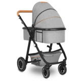 Універсальна коляска 2 в 1 Lionelo Amber 2 Grey Stone, світло-сірий - Pampik - 5