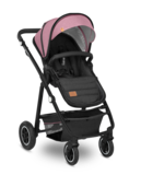 Універсальний візочок 2 в 1 Lionelo Amber Pink Rose, рожевий - Pampik - 6