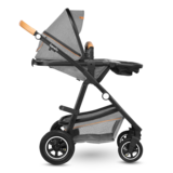 Універсальна коляска 2 в 1 Lionelo Amber 2 Grey Stone, світло-сірий - Pampik - 11