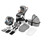 Універсальний візочок 3 в 1 Lionelo Riya 3in1 Grey Stone, сірий - Pampik - 4