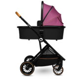 Універсальний візочок 2 в 1 Lionelo Riya 2in1 Pink Violet, рожевий - Pampik - 3