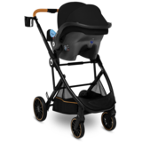 Універсальний візочок 3 в 1 Lionelo Riya 3in1 Black Onyx, чорний - Pampik - 17