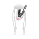 Крісло-гойдалка Lionelo Ruben Grey Rose, сірий - Pampik - 8