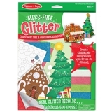 Объемные блестящие наклейки Melissa&Doug Рождественская елка и пряничный домик (MD8404) - Pampik