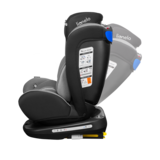 Автокресло Lionelo Bastiaan Grey, black base, серый - Pampik - 12