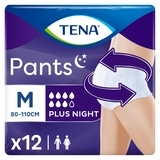 Труси-підгузки для дорослих Tena Pants Plus Night Мedium, 12 шт. - Pampik