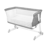 Кроватка приставная Lionelo Theo Concrete, серый - Pampik - 13