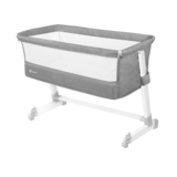 Кроватка приставная Lionelo Theo Concrete, серый - Pampik - 15