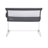 Ліжечко приставне Lionelo Theo Dark Grey, темно-сірий - Pampik - 10