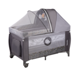 Ліжечко-манеж Lionelo Sven Plus Grey Scandi, сірий - Pampik - 8