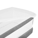 Кроватка приставная Lionelo Theo Concrete, серый - Pampik - 17