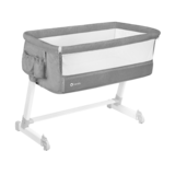 Кроватка приставная Lionelo Theo Concrete, серый - Pampik - 2