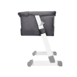 Ліжечко приставне Lionelo Theo Dark Grey, темно-сірий - Pampik - 13