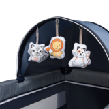 Ліжечко-манеж Lionelo Sven Plus Blue Navy, синій - Pampik - 9