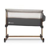 Ліжечко приставне Lionelo Leonie Grey Stone, темно-сірий - Pampik - 13