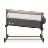 Ліжечко приставне Lionelo Leonie Grey Stone, темно-сірий - Pampik - 15