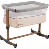 Кроватка приставная Lionelo Leonie Beige Sand, бежевый - Pampik