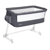 Ліжечко приставне Lionelo Theo Dark Grey, темно-сірий - Pampik - 3