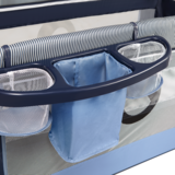 Ліжечко-манеж Lionelo Sven Plus Blue Navy, синій - Pampik - 11