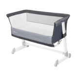 Ліжечко приставне Lionelo Theo Dark Grey, темно-сірий - Pampik - 8