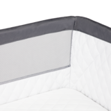 Ліжечко приставне Lionelo Theo Dark Grey, темно-сірий - Pampik - 7