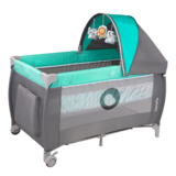 Ліжечко-манеж Lionelo Sven Plus Turquoise Grey, бірюзовий - Pampik - 9
