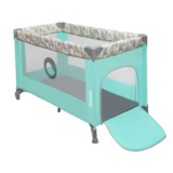 Манеж Lionelo Stefi Green Mint Multicolor, мятный - Pampik - 3