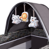 Ліжечко-манеж Lionelo Sven Plus Grey Scandi, сірий - Pampik - 9