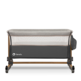 Ліжечко приставне Lionelo Leonie Grey Stone, темно-сірий - Pampik - 11