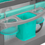 Ліжечко-манеж Lionelo Sven Plus Turquoise Grey, бірюзовий - Pampik - 5