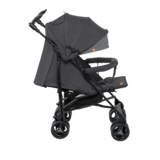 Прогулянковий візок Lionelo Irma Black/Dark Grey, чорний з сірим - Pampik - 3