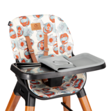 Стільчик для годування Lionelo Mona Flower, кораловий - Pampik - 2